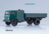 Коллекционная масштабная модель 1:43 Паровой автомобиль НАМИ-012 зеленый (Наши Грузовики)